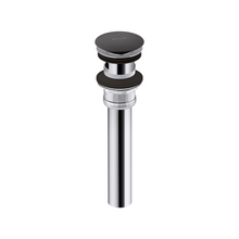 KOHLER CLICK DRAIN W/ STOPPER UNDER ESINGLE CONTROLUTCHEON (PROJECT PACK) 7120T-BL MATTE BLACK