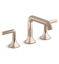 OCCASION WIDESPREAD LAV FCT- L SHAPE SPOUT WITH LEVER HANDLES EX27101T-4-BRD VIBRANT BRUSHED ROSE GOLD OCCASION WIDESPREAD LAV FCT- L SHAPE SPOUT WITH LEVER HANDLES EX27101T-4-BRD VIBRANT BRUSHED ROSE GOLD