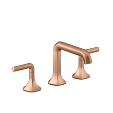KOHLER OCCASION WIDESPREAD LAV FCT- L SHAPE SPOUT WITH LEVER HANDLES EX27101T-4-BRD VIBRANT BRUSHED ROSE GOLD