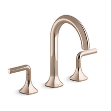 KOHLER OCCASION WS LAV C SPOUT W /LEVER HNDLS EX27100T-4-BRD VIBRANT BRUSHED ROSE GOLD KOHLER OCCASION WS LAV C SPOUT W /LEVER HNDLS EX27100T-4-BRD VIBRANT BRUSHED ROSE GOLD