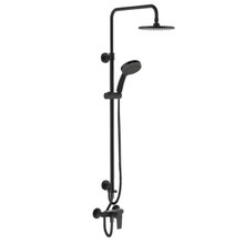 KOHLER TAUT WALL MOUNT SHOWER COLUMN 73194T-4-BL MATTE BLACK KOHLER TAUT WALL MOUNT SHOWER COLUMN 73194T-4-BL MATTE BLACK