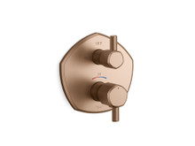 KOHLER OCCASION MODULO TH B/S TRIM -LEVER HNDLS EX27039T-4-BRD VIBRANT BRUSHED ROSE GOLD