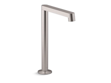KOHLER COMPONENTS TALL LAV SPOUT (W/O HANDLES) WITH CLICK DRAIN - ROW 23887T-BRT BRUSHED TITANIUM KOHLER COMPONENTS TALL LAV SPOUT (W/O HANDLES) WITH CLICK DRAIN - ROW 23887T-BRT BRUSHED TITANIUM