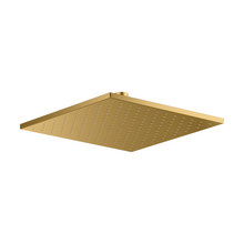 CONTEMPORARY RAINHEAD 10" WITH WATER MIND  SQUARE 33414T-2MB BRUSHED MODERNE BRASS