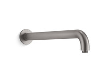 KOHLER KATAYLST AIR WALL-MOUNT SHOWER ARM - 19" 15397T-B-BRT BRUSHED TITANIUM