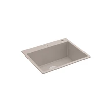 KOHLER NEOROC LADENA SGL SR/UC/TI SINK,UM1,600 MATTE TAUPE