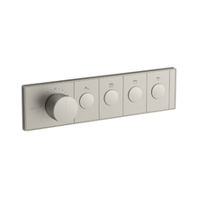 KOHLER ANTHEM FOUR-OUTLET RECESSED MECHANICAL THERMOSTATIC CONTROL EX26348T-9-BN BRUSHED NICKEL