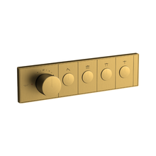 KOHLER ANTHEM FOUR-OUTLET RECESSED MECHANICAL THERMOSTATIC CONTROL EX26348T-9-2MB BRUSHED MODERNE BRASS