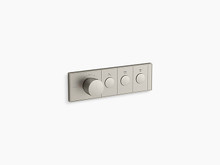 ANTHEM THREE-OUTLET RECESSED MECHANICAL THERMOSTATIC CONTROL EX26347T-9-BN BRUSHED NICKEL