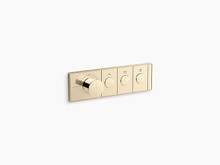 ANTHEM THREE-OUTLET RECESSED MECHANICAL THERMOSTATIC CONTROL EX26347T-9-AF FRENCH GOLD