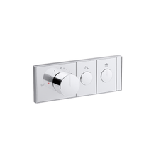 KOHLER ANTHEM TWO-OUTLET RECESSED MECHANICAL THERMOSTATIC CONTROL EX26346T-9-CP POLISHED CHROME