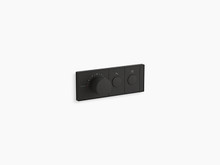 ANTHEM TWO-OUTLET RECESSED MECHANICAL THERMOSTATIC CONTROL EX26346T-9-BL MATTE BLACK