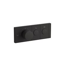 KOHLER ANTHEM TWO-OUTLET RECESSED MECHANICAL THERMOSTATIC CONTROL EX26346T-9-BL MATTE BLACK