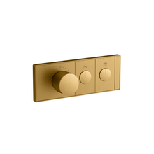 KOHLER ANTHEM TWO-OUTLET RECESSED MECHANICAL THERMOSTATIC CONTROL EX26346T-9-2MB BRUSHED MODERNE BRASS
