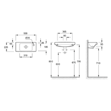 Reach Compact Wall Hung Lav 18556ID-R-0