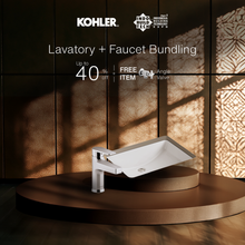 KOHLER LADENA RECTANGLE  20" + TAUT LAVATORY FAUCET