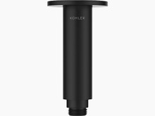 KOHLER KATAYLST AIR CEILING-MOUNT SHOWER ARM - 5" 15398T-B-BL MATTE BLACK