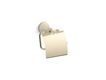 KOHLER CORALAIS TOILET TISSUE HOLDER WITH COVER 13459T-AF FRENCH GOLD