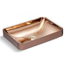 KOHLER FOREFRONT VESSEL LAVATORY, RGD 28729T-RGD ROSE GOLD