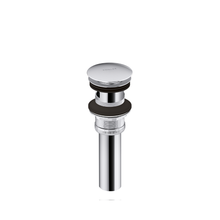 KOHLER CLICK DRAIN W/STOPPER UNDER ESINGLE CONTROLUTCHEON (RETAIL PACK) R7120T-CP POLISHED CHROME