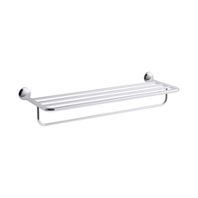 KOHLER ELLISTON 24" DOUBLE TOWEL SHELF 24124T-CP POLISHED CHROME