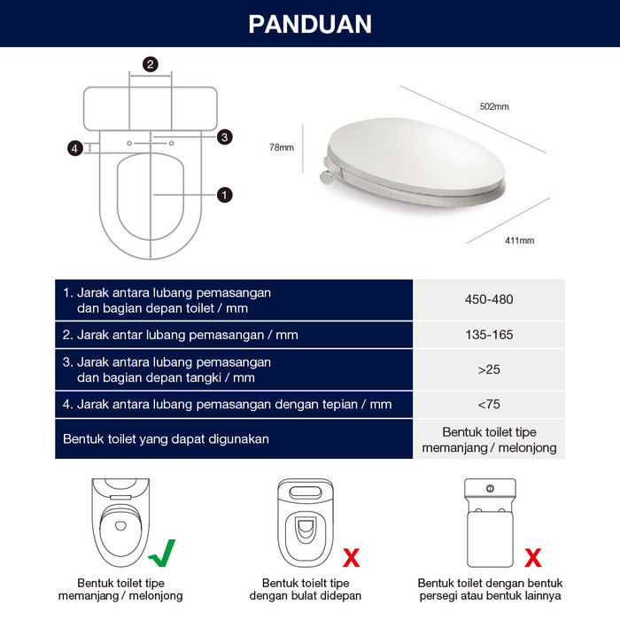 KOHLER C3-035 MANUAL BIDET SEAT 28010K-0 - Kohler Indonesia