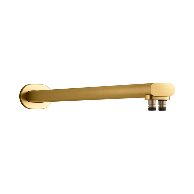 KOHLER STATEMENT 2F WALL MOUNT RH ARM - 19" (482MM) 26324T-2MB BRUSHED MODERNE BRASS