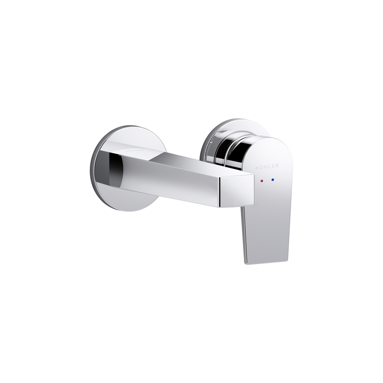 KOHLER TAUT WALL-MOUNT LAVATORY FAUCET (200MM SPOUT) 74027T-4E2-CP POLISHED CHROME