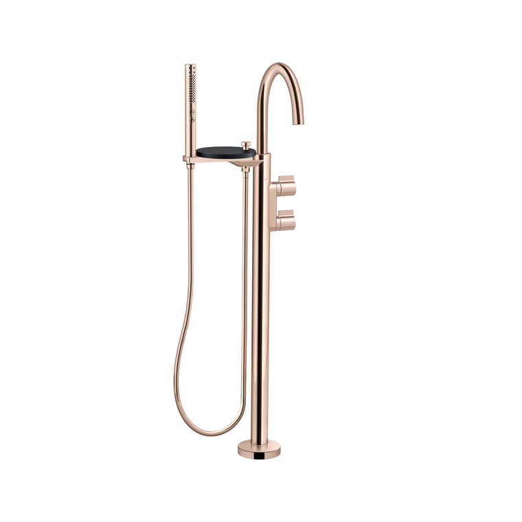 KOHLER COMPONENTS FREESTANDING BATH FAUCET-LEVER 77984T-4-RGD ROSE GOLD