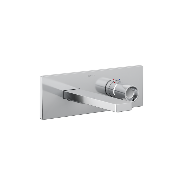 KOHLER COMPOSED WALL-MOUNT LAVATORY FAUCET (1 HANDLE) 73061T-7-CP POLISHED CHROME