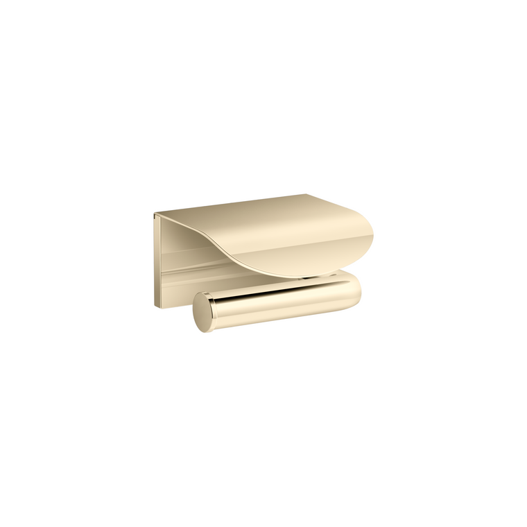 KOHLER AVID TOILET TISSUE HOLDER WITH COVER 97503T-AF FRENCH GOLD
