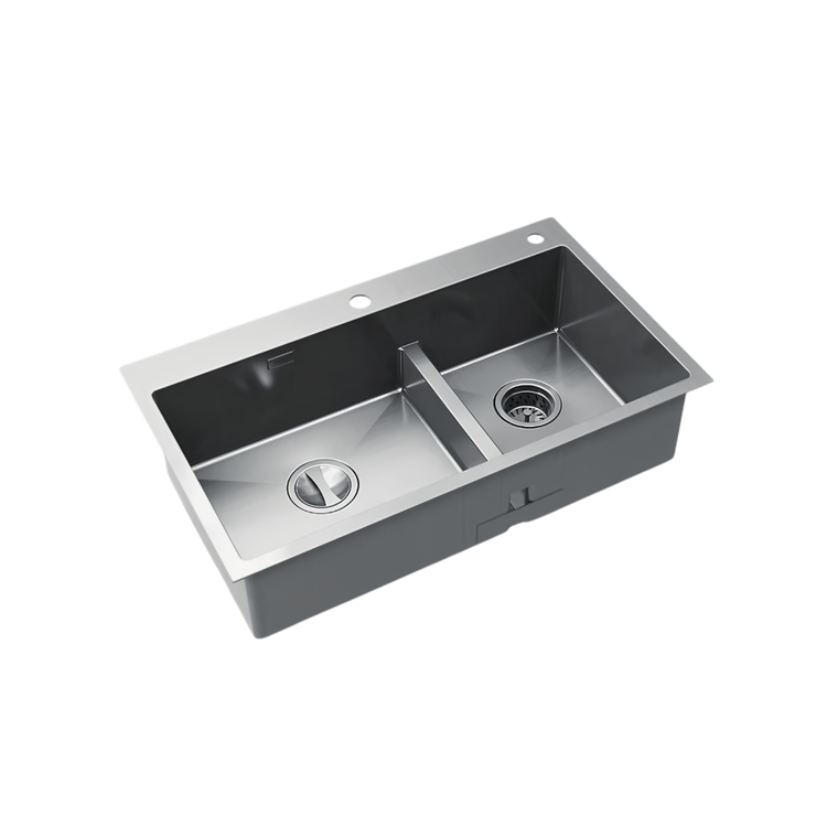 KOHLER MALLECO OFFSET SR/UC SINK,2PD,NA 31" DUAL 21918T-2PD-NA