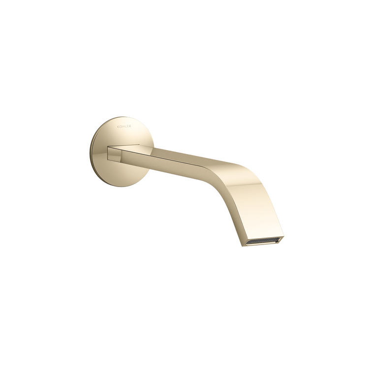 KOHLER COMPONENTS WALL MOUNTED LAVATORY SPOUT-RIBBON 23888T-AF FRENCH GOLD