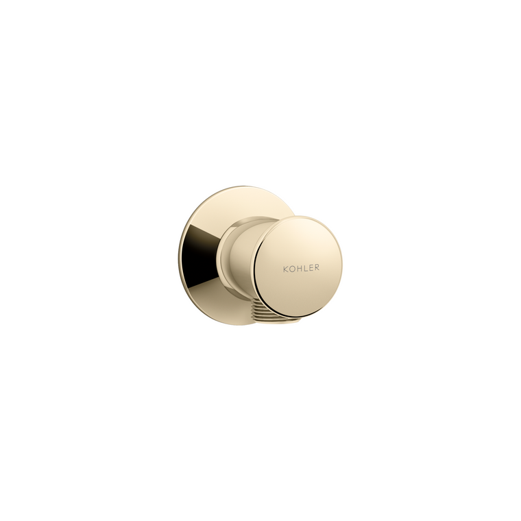 KOHLER ROUND WALL-MOUNT CONNECTOR 16381T-AF FRENCH GOLD