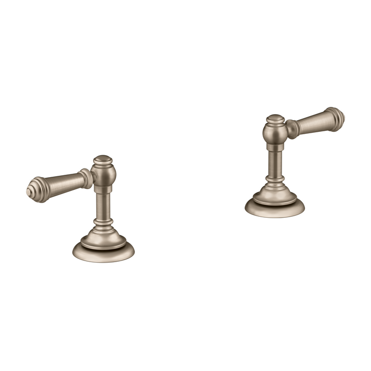KOHLER ARTIFACTS WIDESPREAD HANDLES - LEVER  98068T-4-BV BRUSHED BRONZE