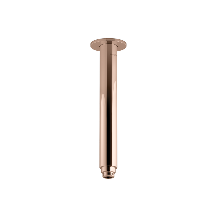 KOHLER KATAYLST AIR CEILING-MOUNT SHOWER ARM - 10" 15399T-B-RGD ROSE GOLD