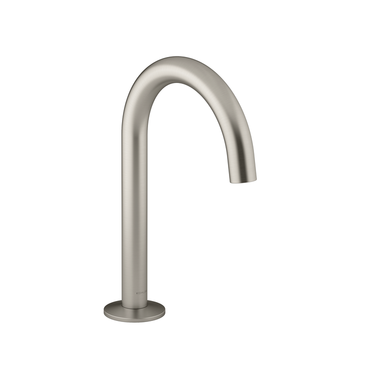 KOHLER COMPONENTS LAVATORY SPOUT (W/O HANDLES) WITH CLICK DRAIN - TUBE 77967T-BN BRUSHED NICKEL