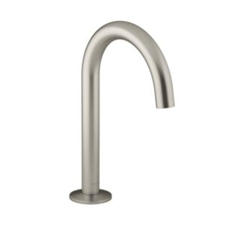 COMPONENTS LAVATORY SPOUT (W/O HANDLES) WITH CLICK DRAIN - TUBE 77967T-BN BRUSHED NICKEL