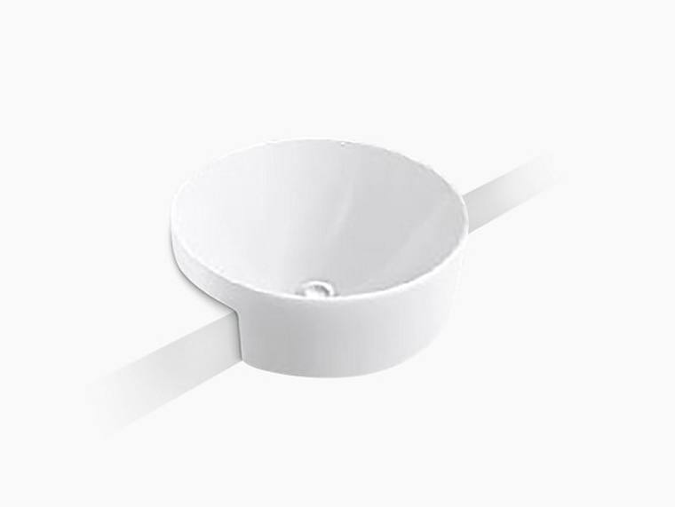 CHALICE SEMI-RECESSED LAV