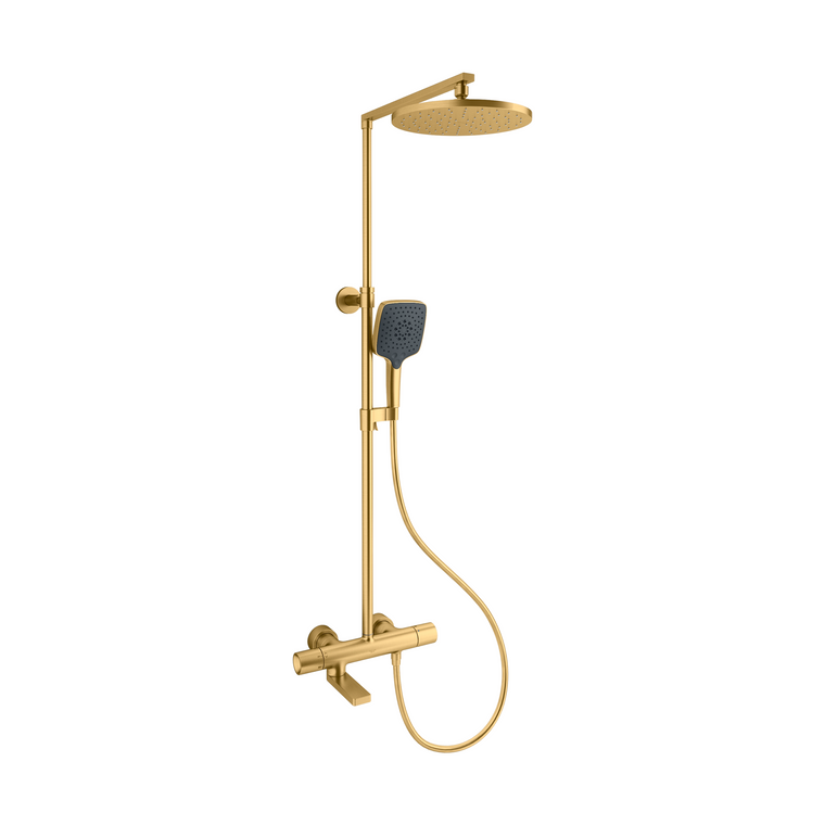 KOHLER COMPOSED DIRECT CONNECTION THERMOSTATIC 73111T-7-2MB BRUSHED MODERNE BRASS