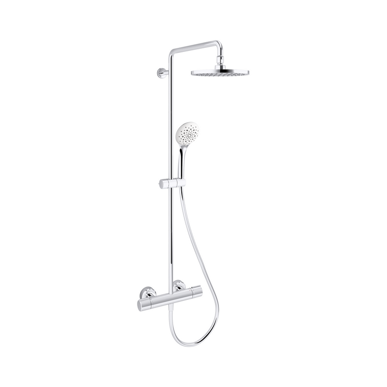 KOHLER ATOM TH 2-WAY SHWR COLUMN-DIRECT 32403T-7-CP POLISHED CHROME