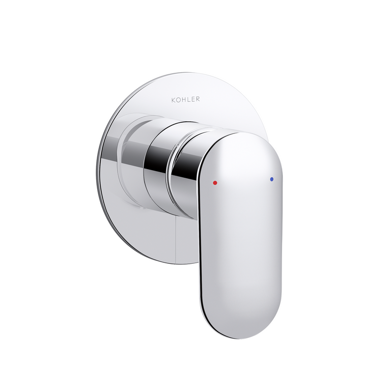 KOHLER 40MM RECESSED SHOWER TRIM - ROUND 26477T-4-CP POLISHED CHROME