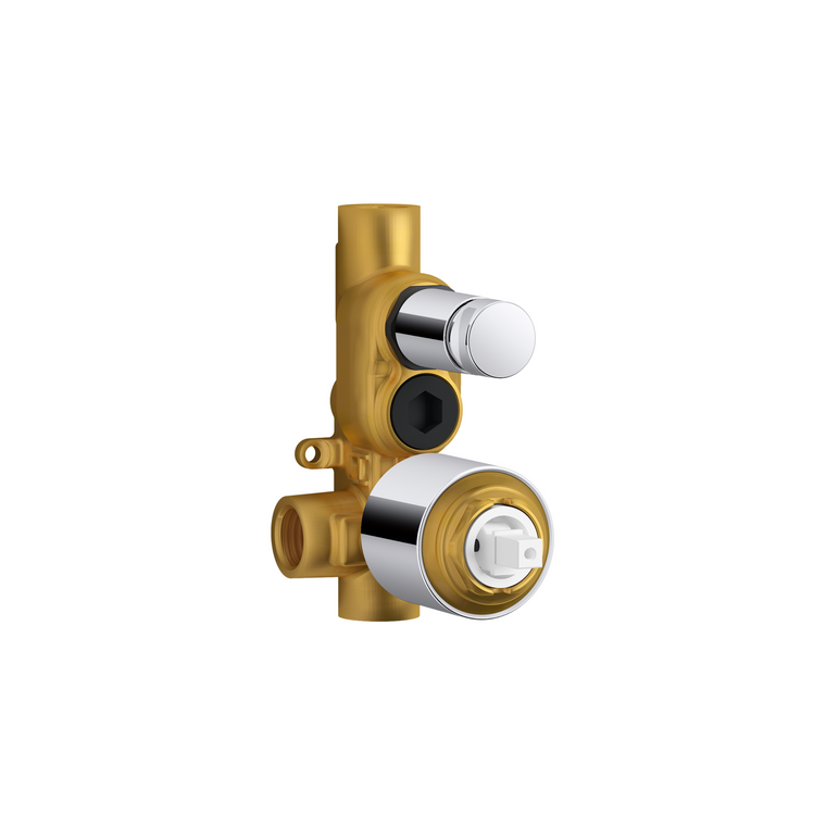 KOHLER 40MM RECESSED BATH SHOWER VALVE 882T-B-CP POLISHED CHROME