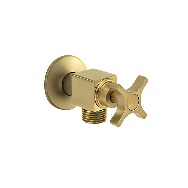 KOHLER STOP VALVE, W/HANDLE 12066T-3-2MB BRUSHED MODERNE BRASS