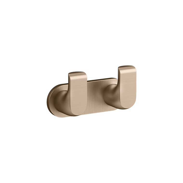 KOHLER AVID DOUBLE ROBE HOOK 97500T-BV BRUSHED BRONZE