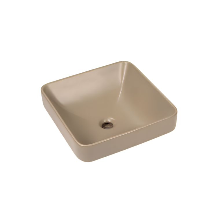 KOHLER FOREFRONT SQUARE VESSEL W/O FAUCET DECK 2661X-NSG