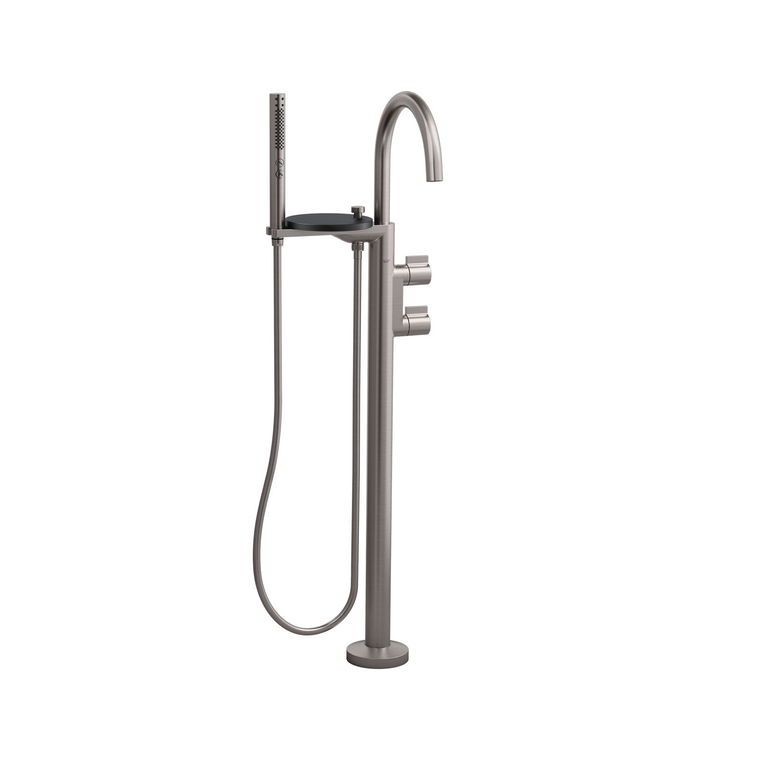 KOHLER COMPONENTS FREESTANDING BATH FAUCET-LEVER 77984T-4-BRT BRUSHED TITANIUM