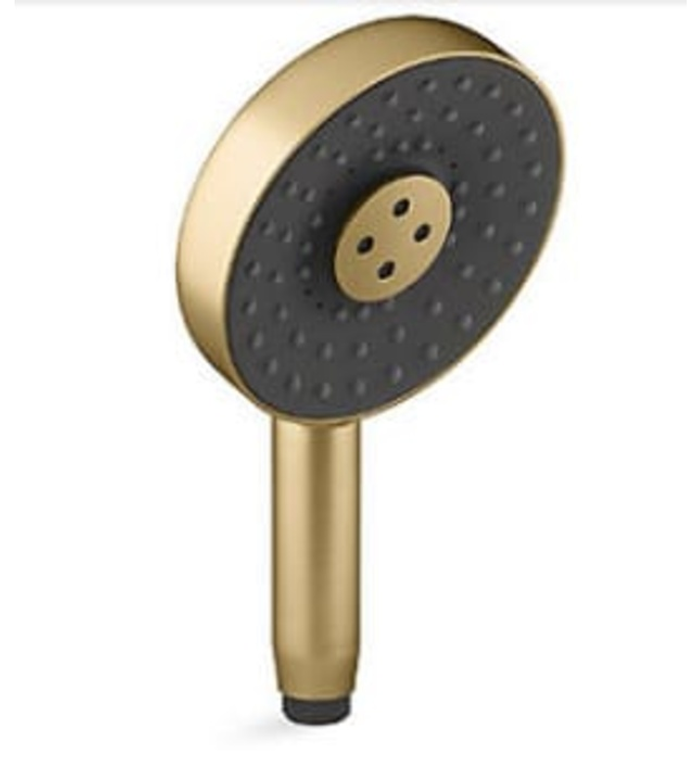 STATEMENT 3F ROUND HANDSHOWER 26282T-2MB BRUSHED MODERNE BRASS