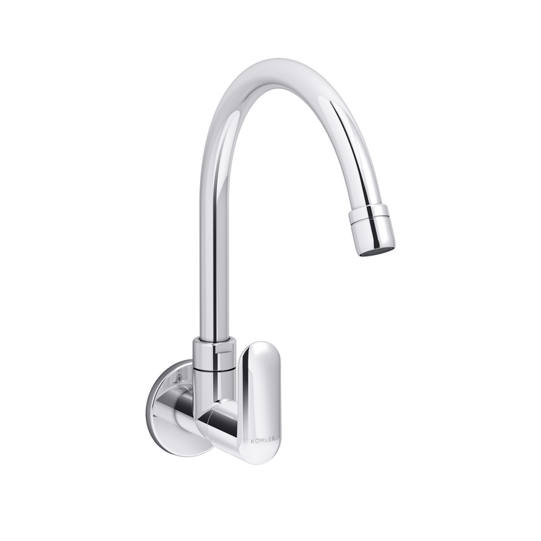 KOHLER KUMIN WALL MOUNT KITCHEN FAUCET (COLD ONLY) 99482IN-4-CP POLISHED CHROME
