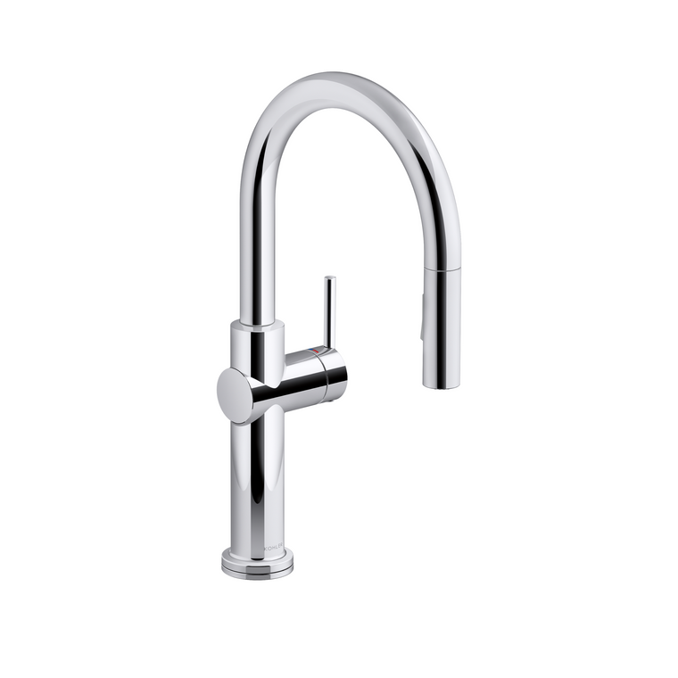 KOHLER CRUE PULL DOWN KITCHEN FAUCET  22972T-4-CP POLISHED CHROME